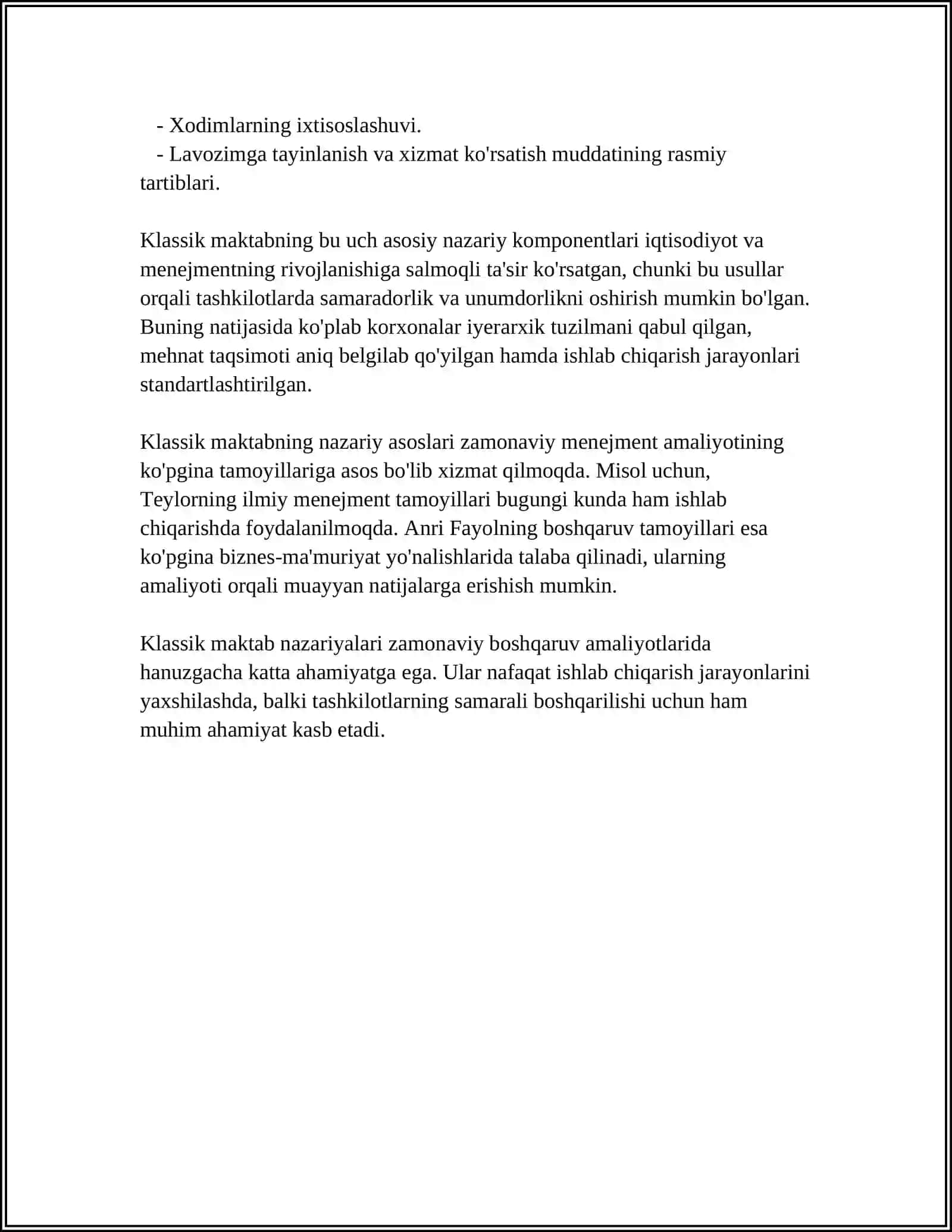 Klassik maktabning nazariy asoslari 4
