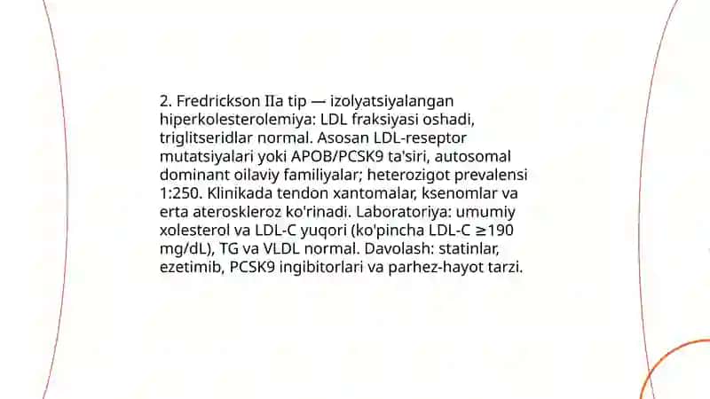Dislipoproteinemiya turlari 4
