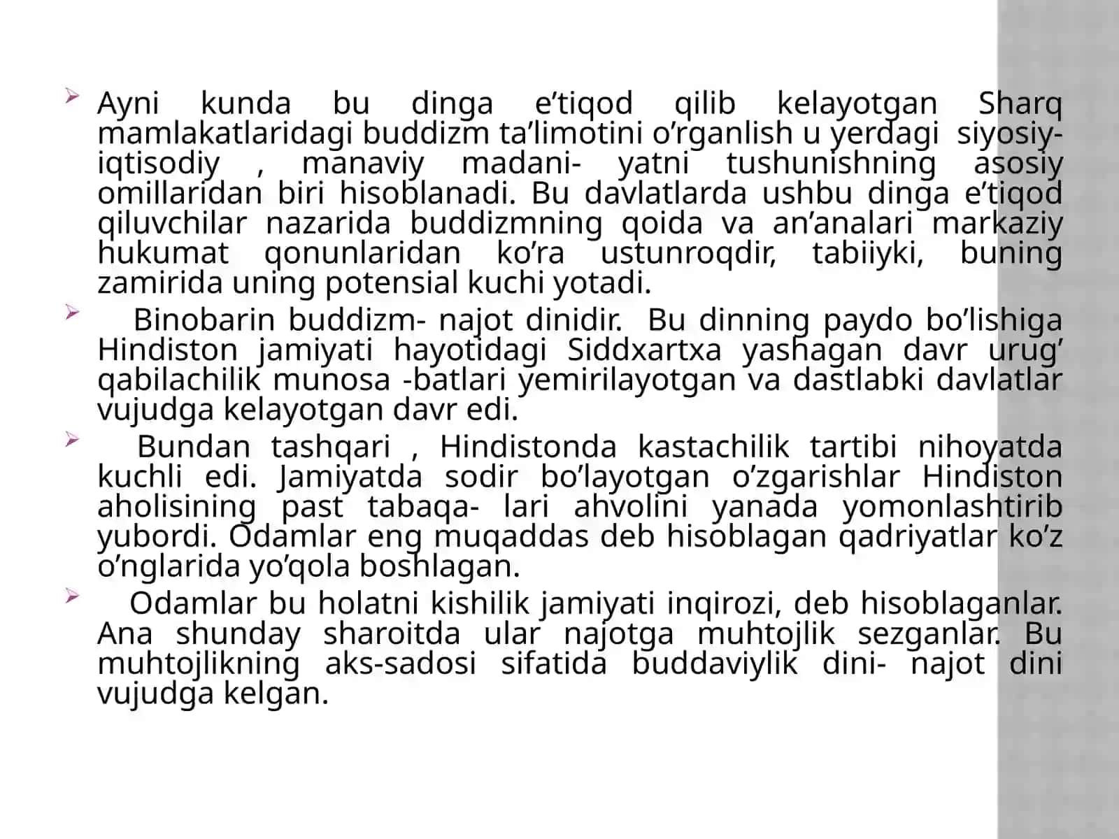 Buddaviylik dini tarixi va uning falsafasi 4