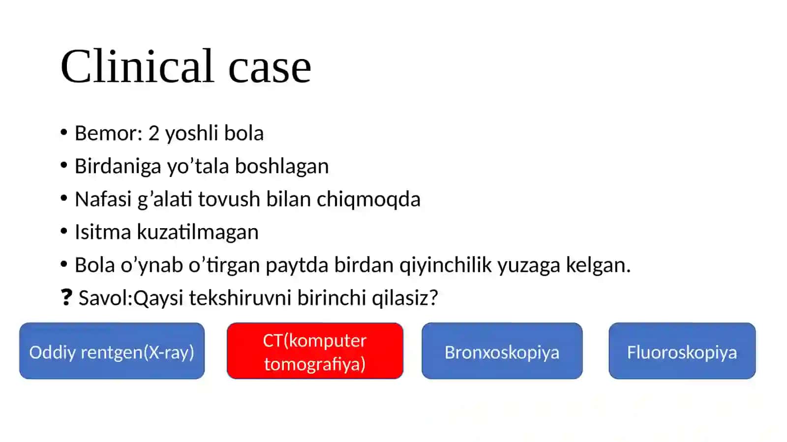 clinic case BKP 4