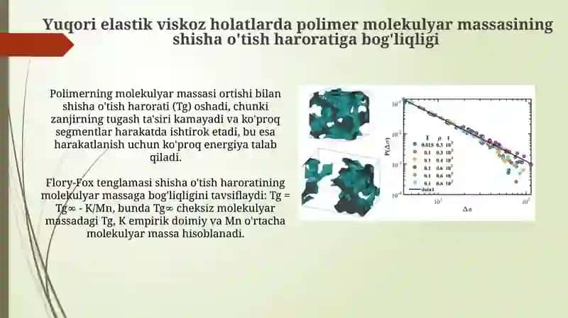 Polimer molekulyar massasiga bogʻliqligi 4