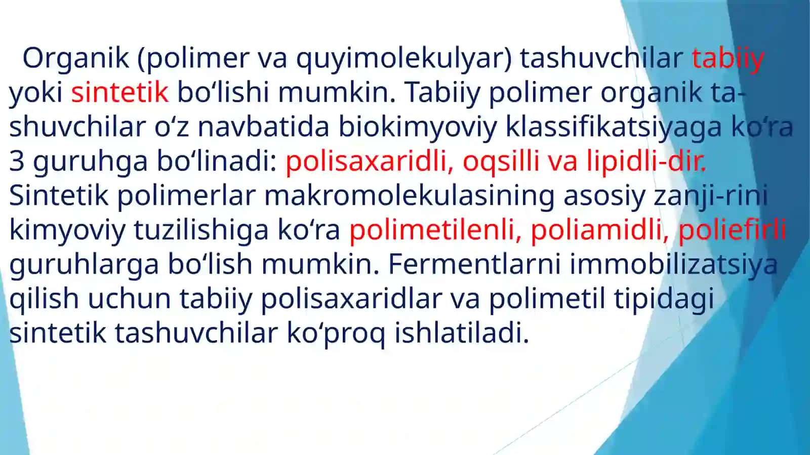 Immobilizatsiyalangan fermentlar 4