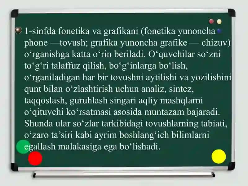 Harf va tovush tahlili 4