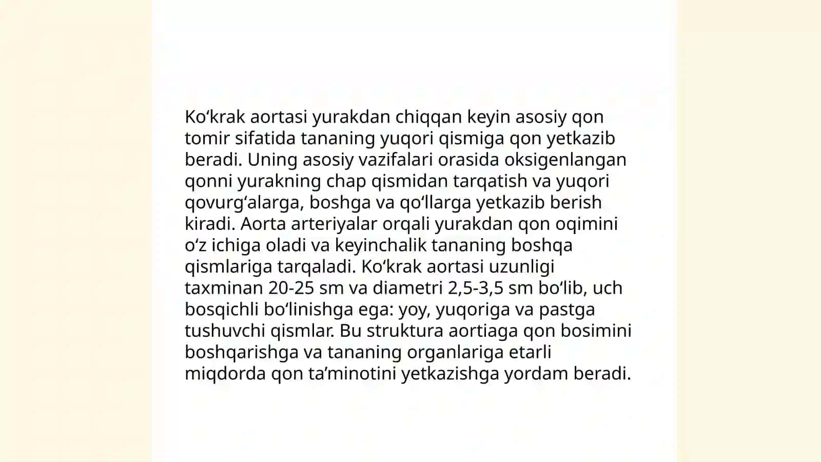 Koʻkrak aortasi anatomiyasi 4