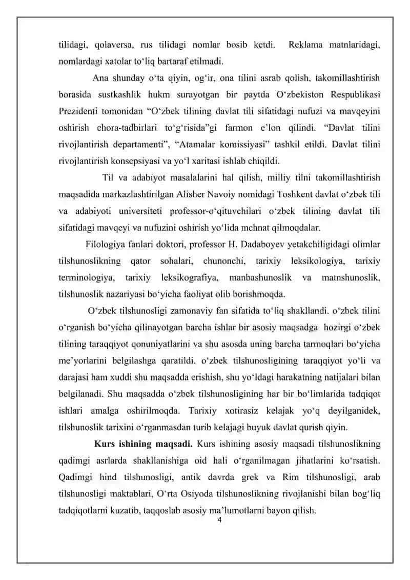 XX ASR O‘ZBEK TILSHUNOSLIGI 4