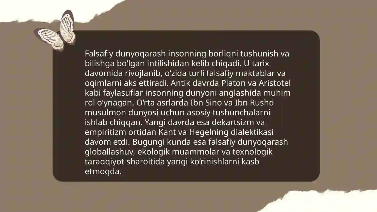 Falsafiy dunyoqarash va uning xususiyatlari 4