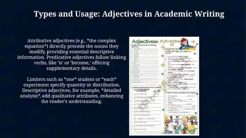 Mastering Adjectives and Adverbs: Enhancing Academic Writing 4