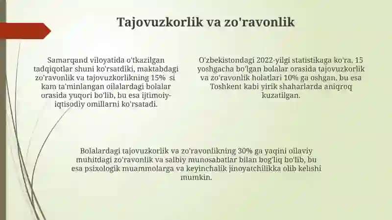 Voyaga yetmaganlarda Xulq og'ishi 4