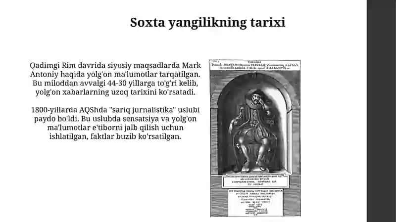 Soxta yangiliklar fenomeni: tarixi va taraqqiyoti 4