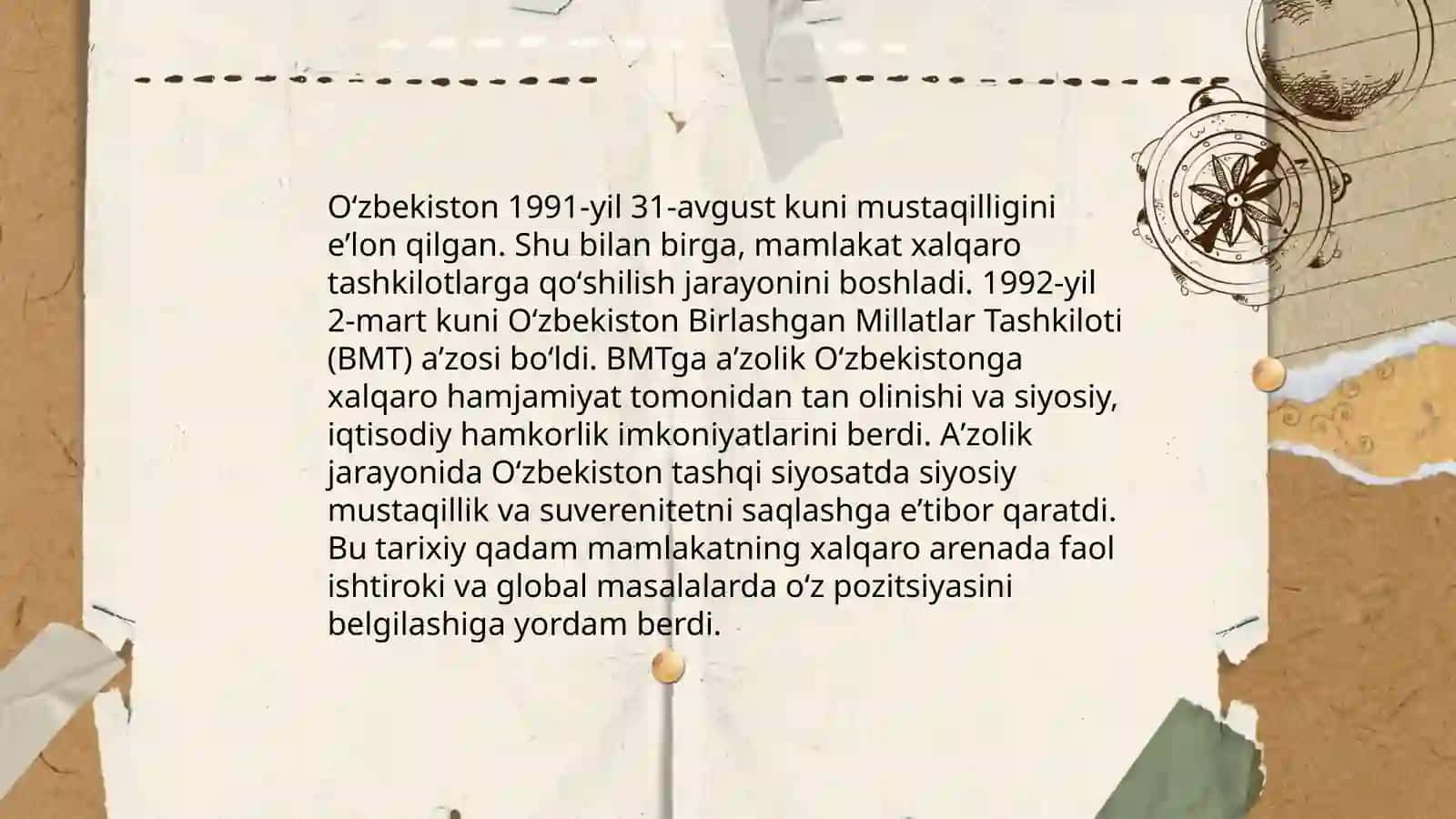 Oʻzbekiston va BMT 4