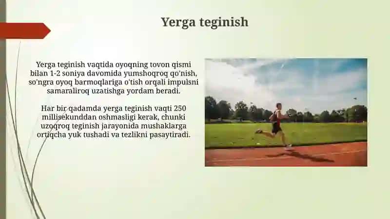 Yugurish texnikasi asoslari 4
