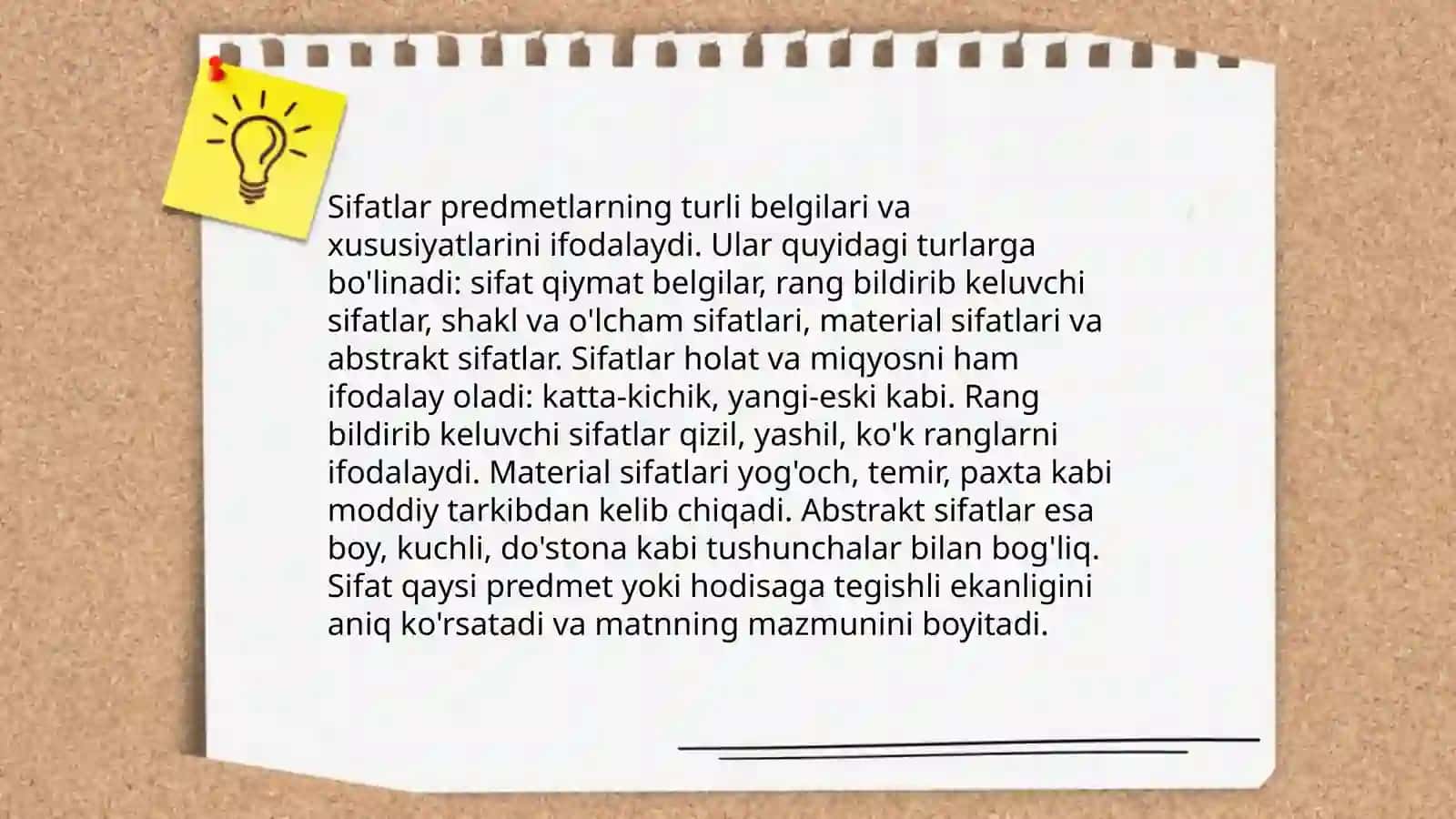 Sifat Tushunchasi va Uning Ahamiyati - Metodika 4