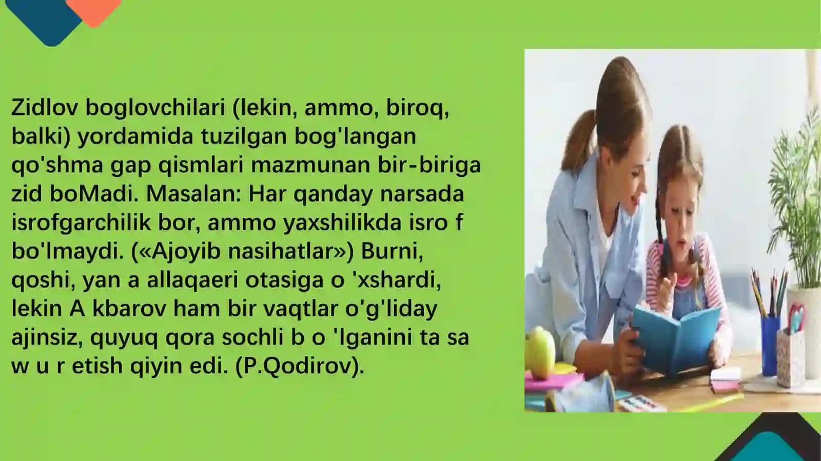 QOʻSHMAGAP TURLARI 4