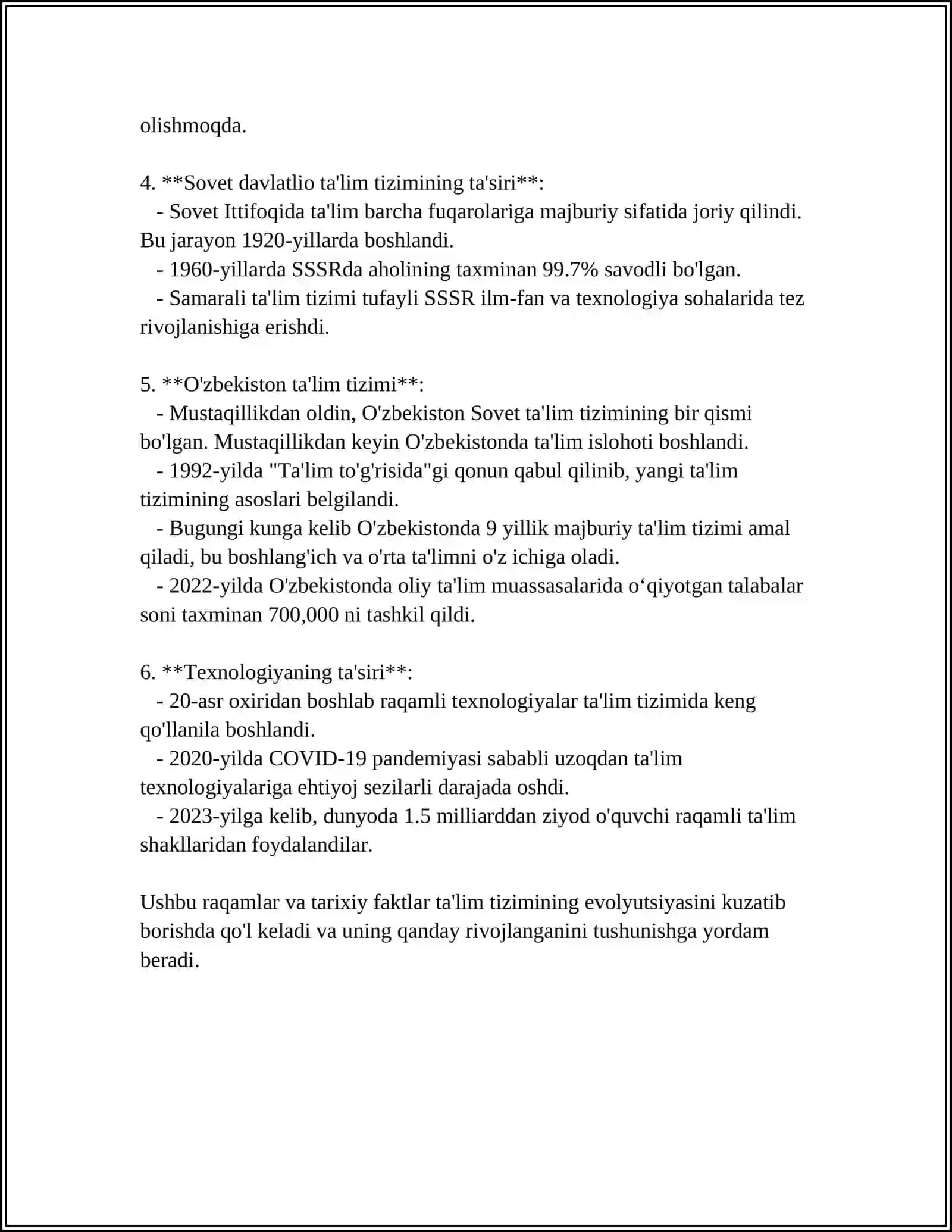 MUTAXASSISLIKKA OID BAHS 4