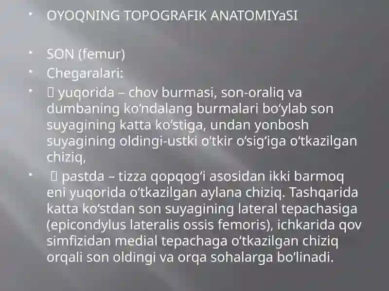 OYOQNING KLINIK ANATOMIYASI 4