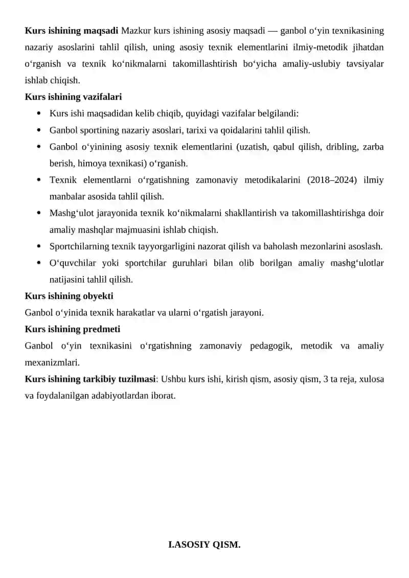 Ganbol o'yin texnikasi 4