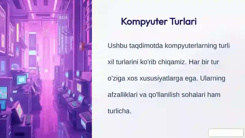 Kompyuter Turlari 4