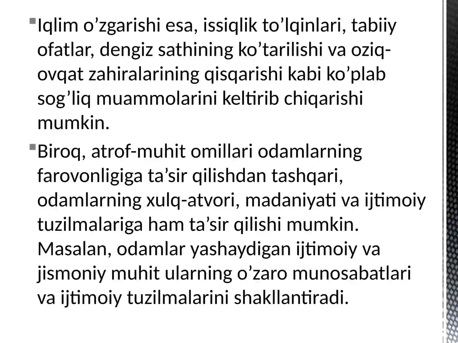 Atrof-muhit omillari va inson sog’lig’i 4