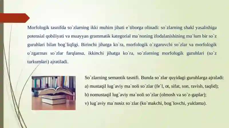 GRAMMATIK KATEGORIYALAR 4