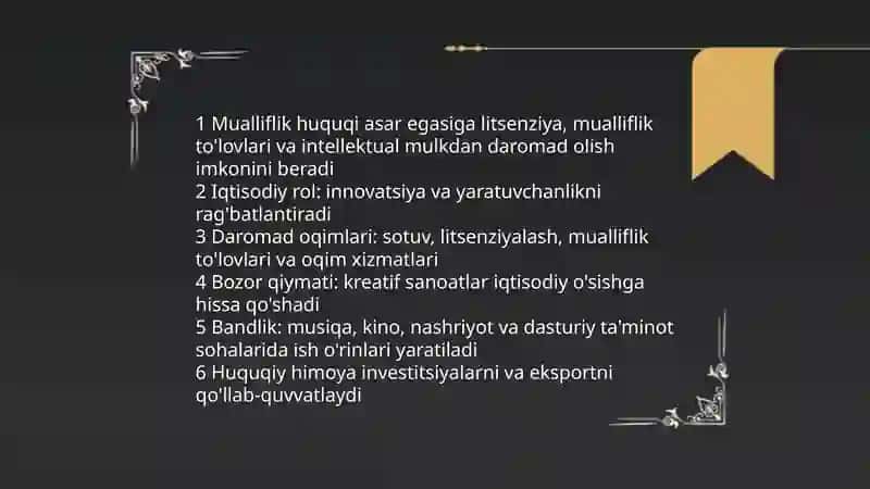 Intellektual mulk va kapital 4