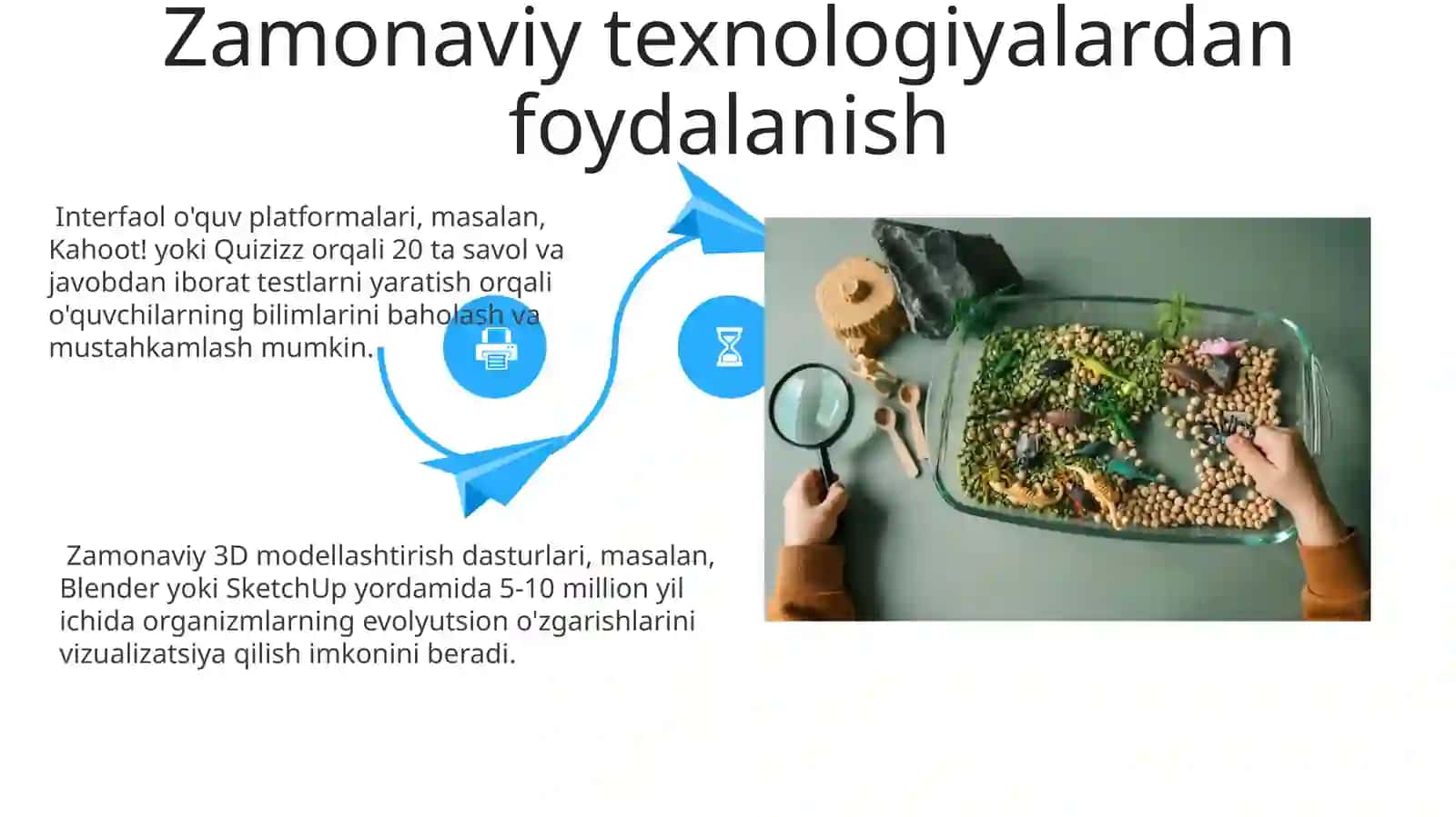 Evolutsion talimotni o‘qitish metodikasi 4