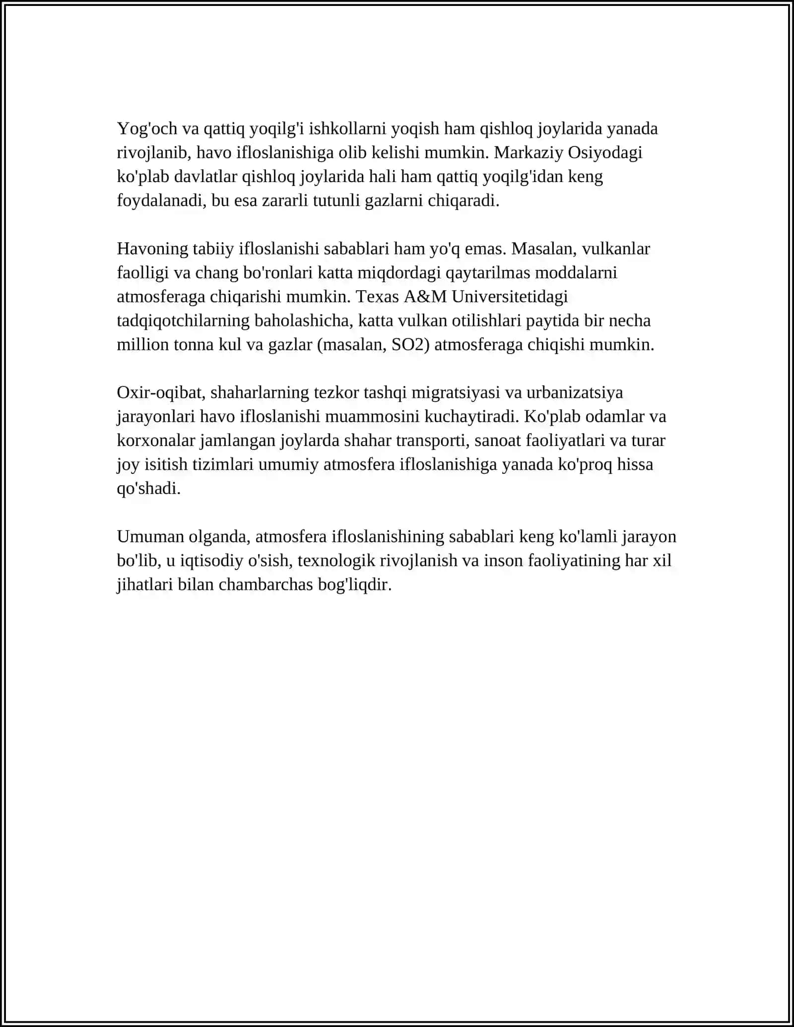 ATMOSFERANI IFLOSLANISH MUOMMOLARI 4