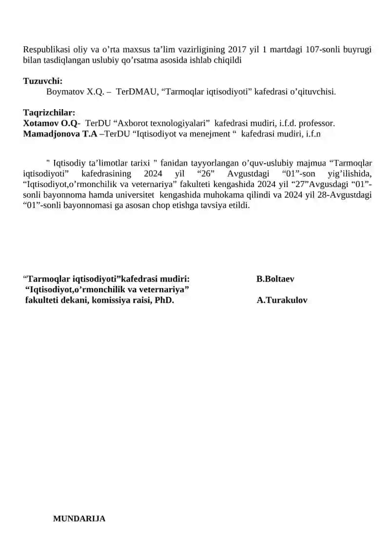 Iqtisodiy ta’limotlar tarixi 4