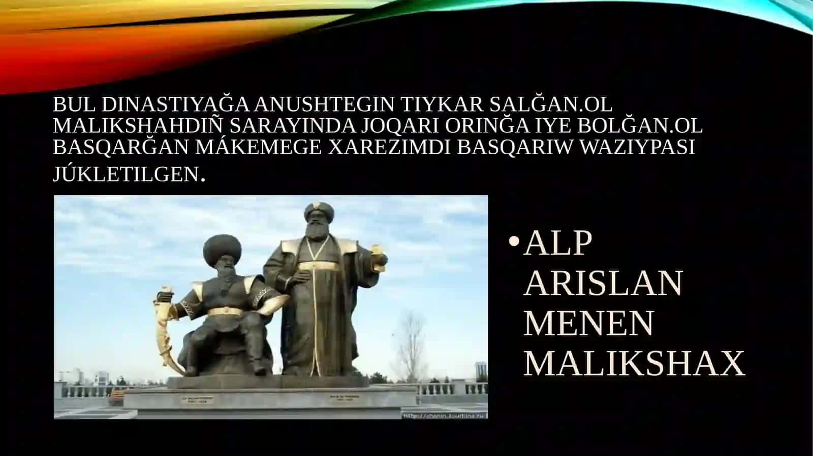 OʻZBEKSTANTARIYXI páninnen PRIZENTATSIYA JUMISI 4
