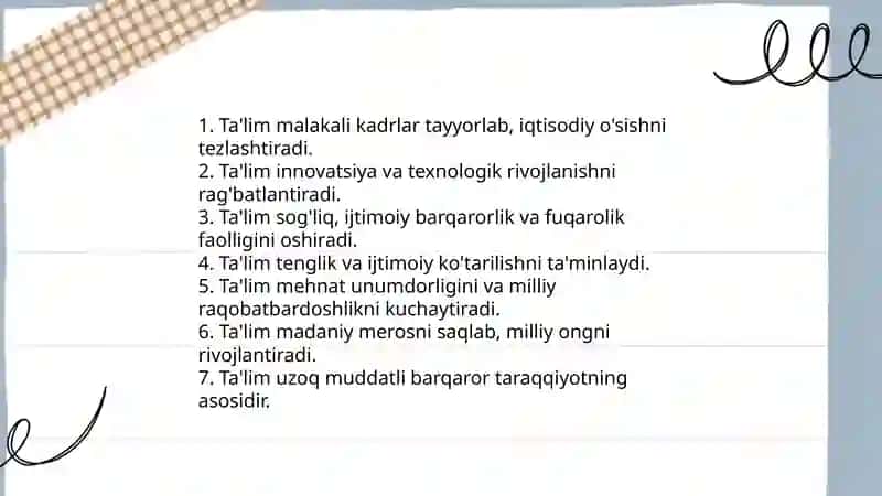 Pedagog kasbining ahamiyati 4