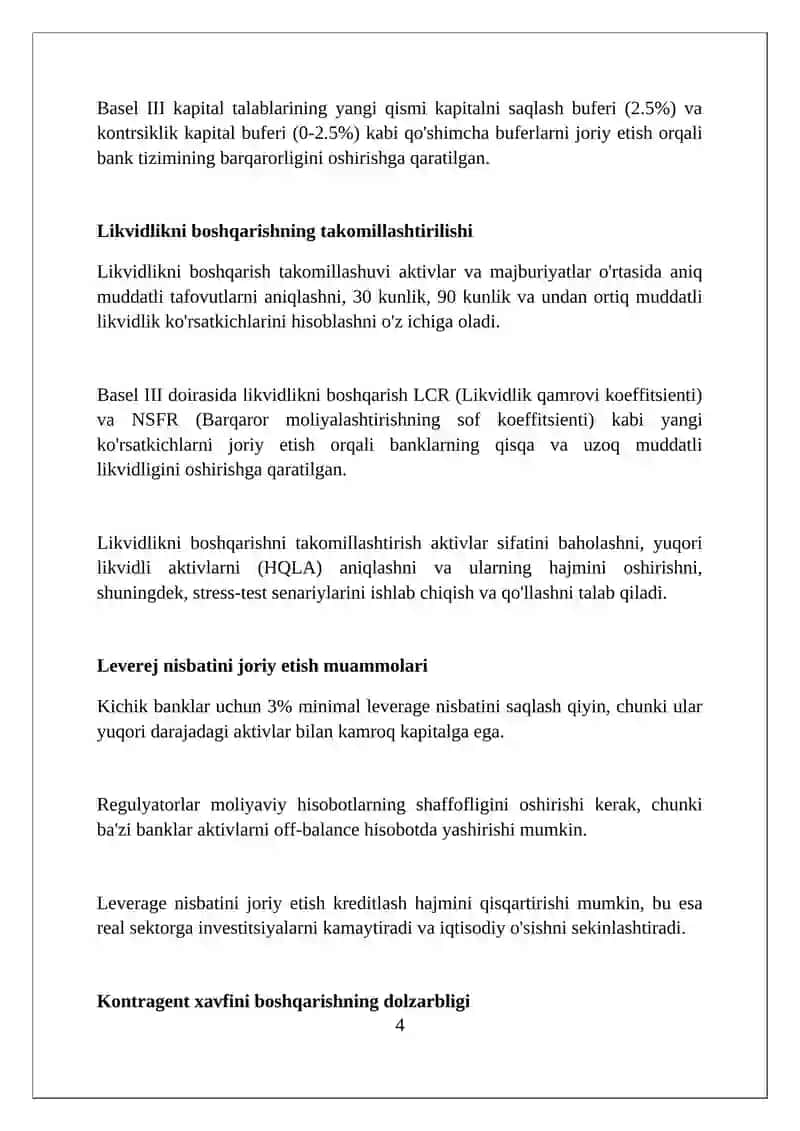 Basel III standartlari 4