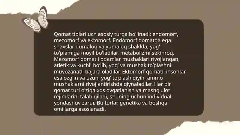 Tipaviy qomatlar tizimini qurish 4
