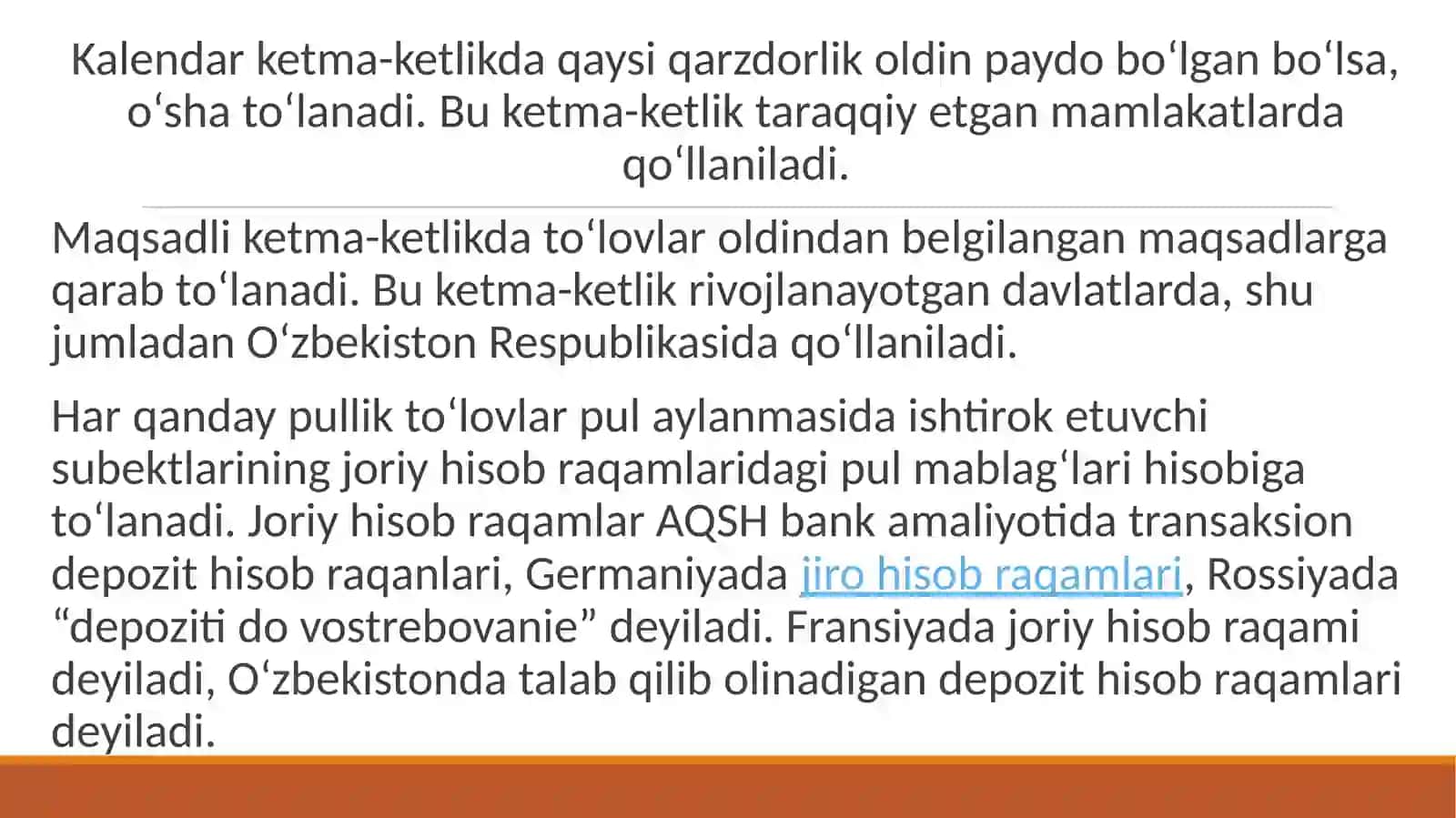 Naqd pul aylanmasi va uni tashkil qilish prinsiplari 4