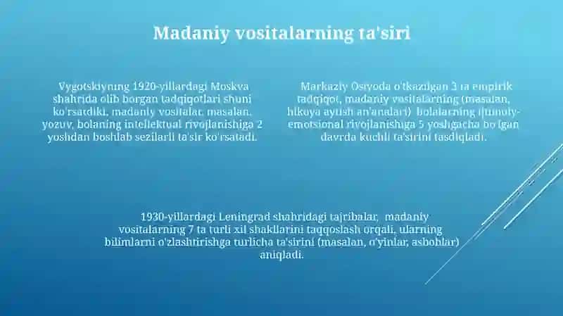 Lev Semenovich Vigotskiyning tarixiy madaniy konsepsiyasi 4