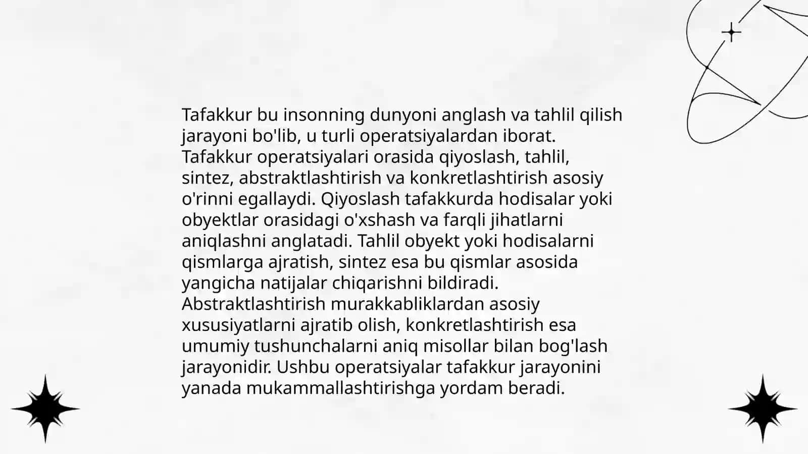 Tafakkur operatsiyasi 4
