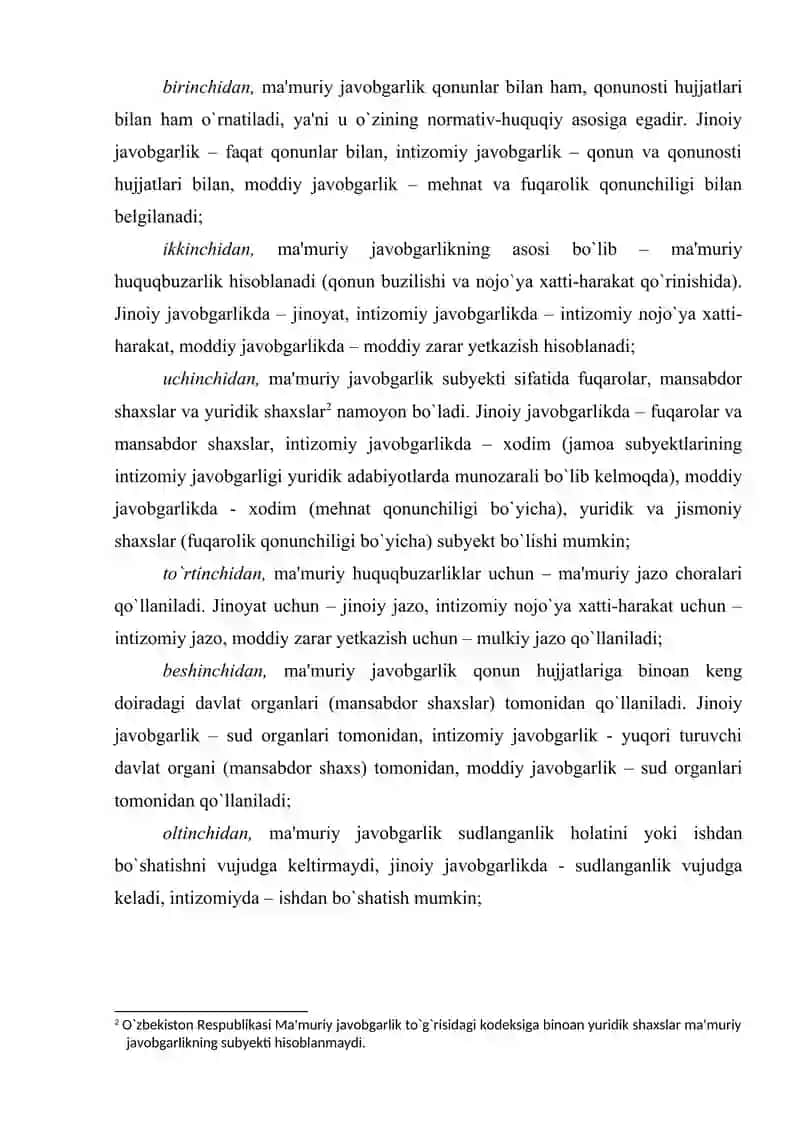 Ma'muriy javobgarlik 4