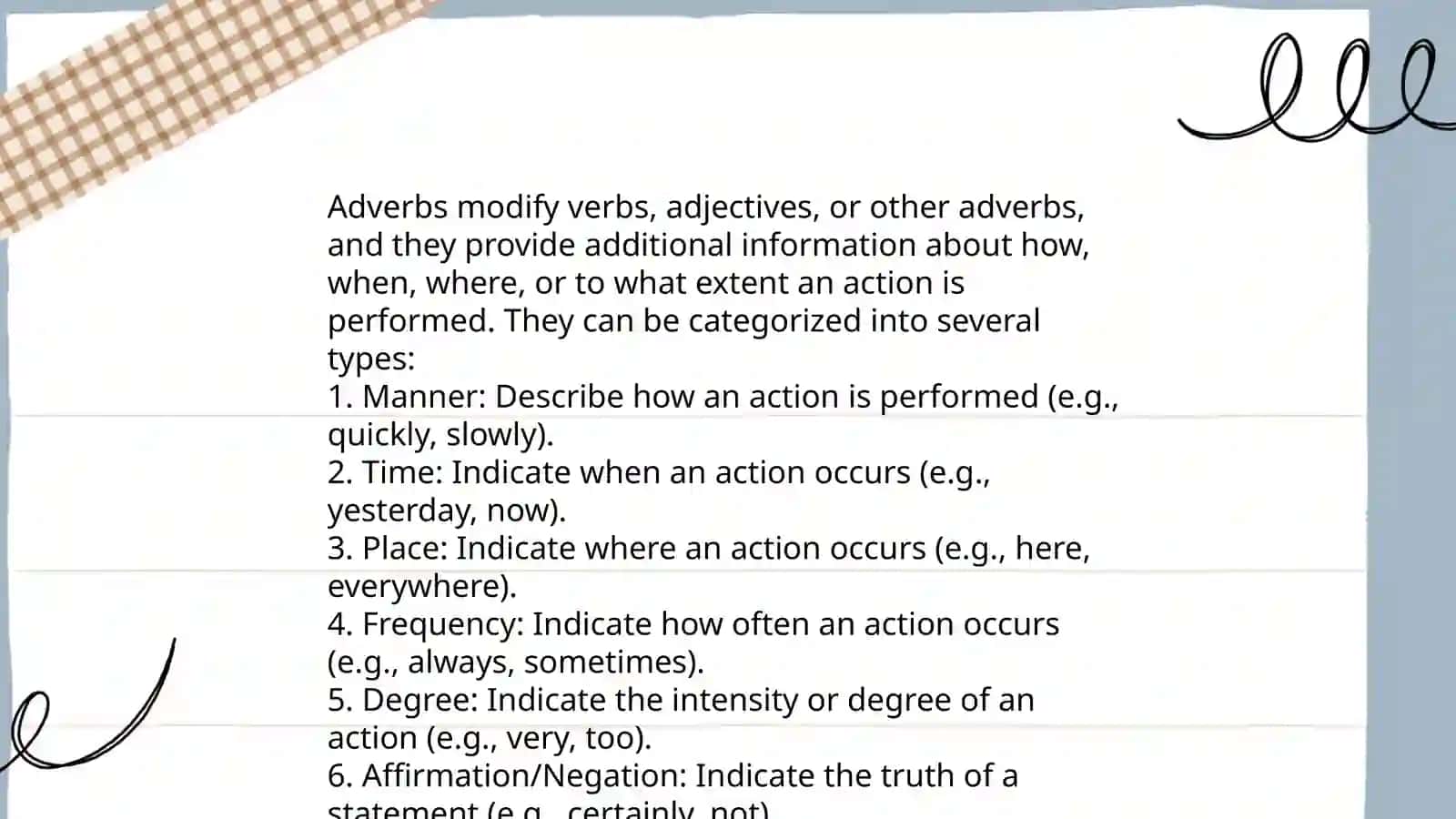 Adverbs 4