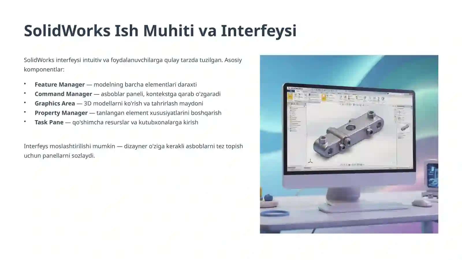 Grafik Dizayn, Animatsiya va Brendingda SolidWorks va Flash Dasturlari 4