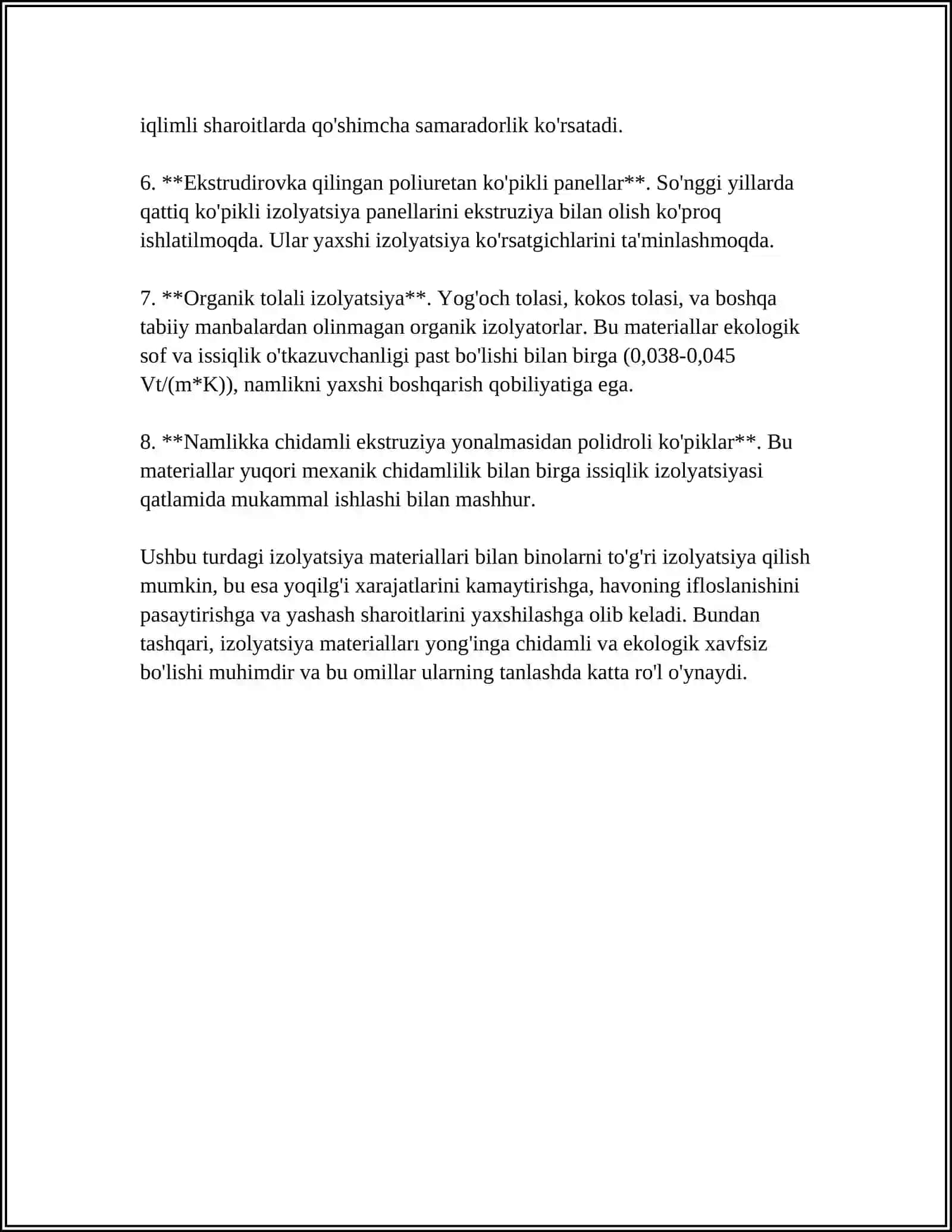 Izolyatsiya materiallari turlari 4