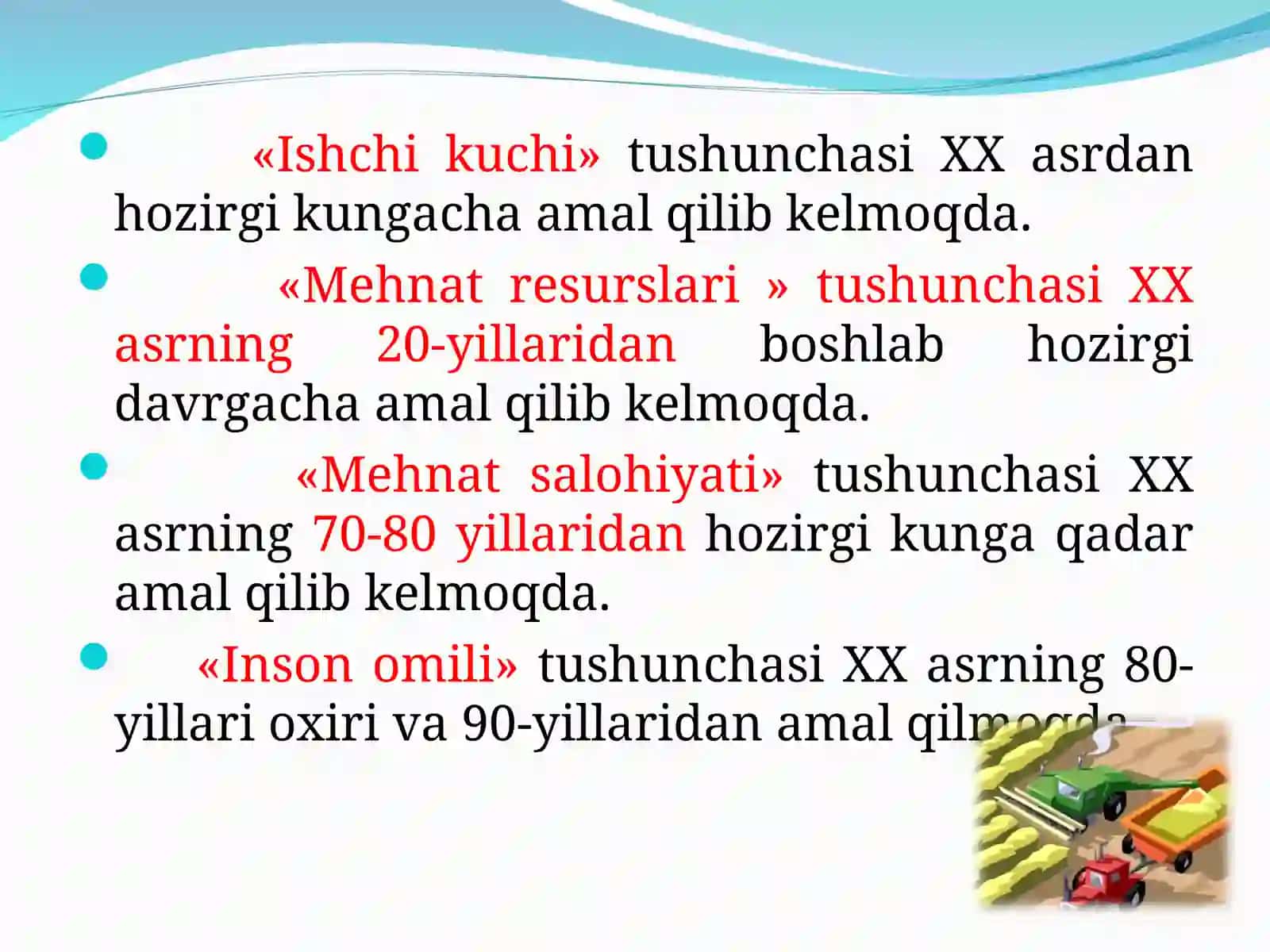Iqtisоdiy rivоjlаnish shаrоitidа insоn rоlining o’zgаrib bоrishi 4