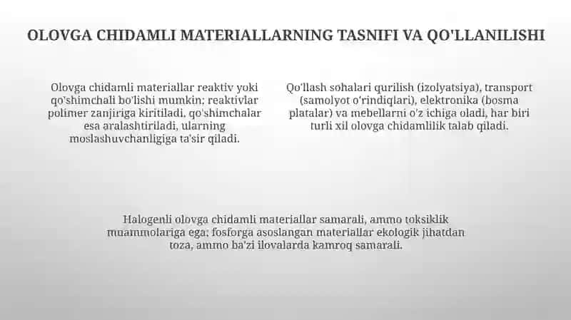 Olovbardosh materiallar 4