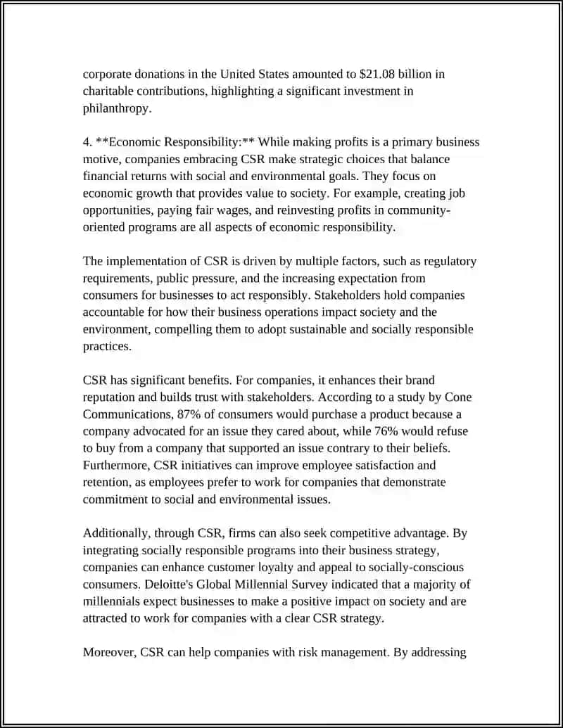 Corporate Social Responsibility (CSR) 4