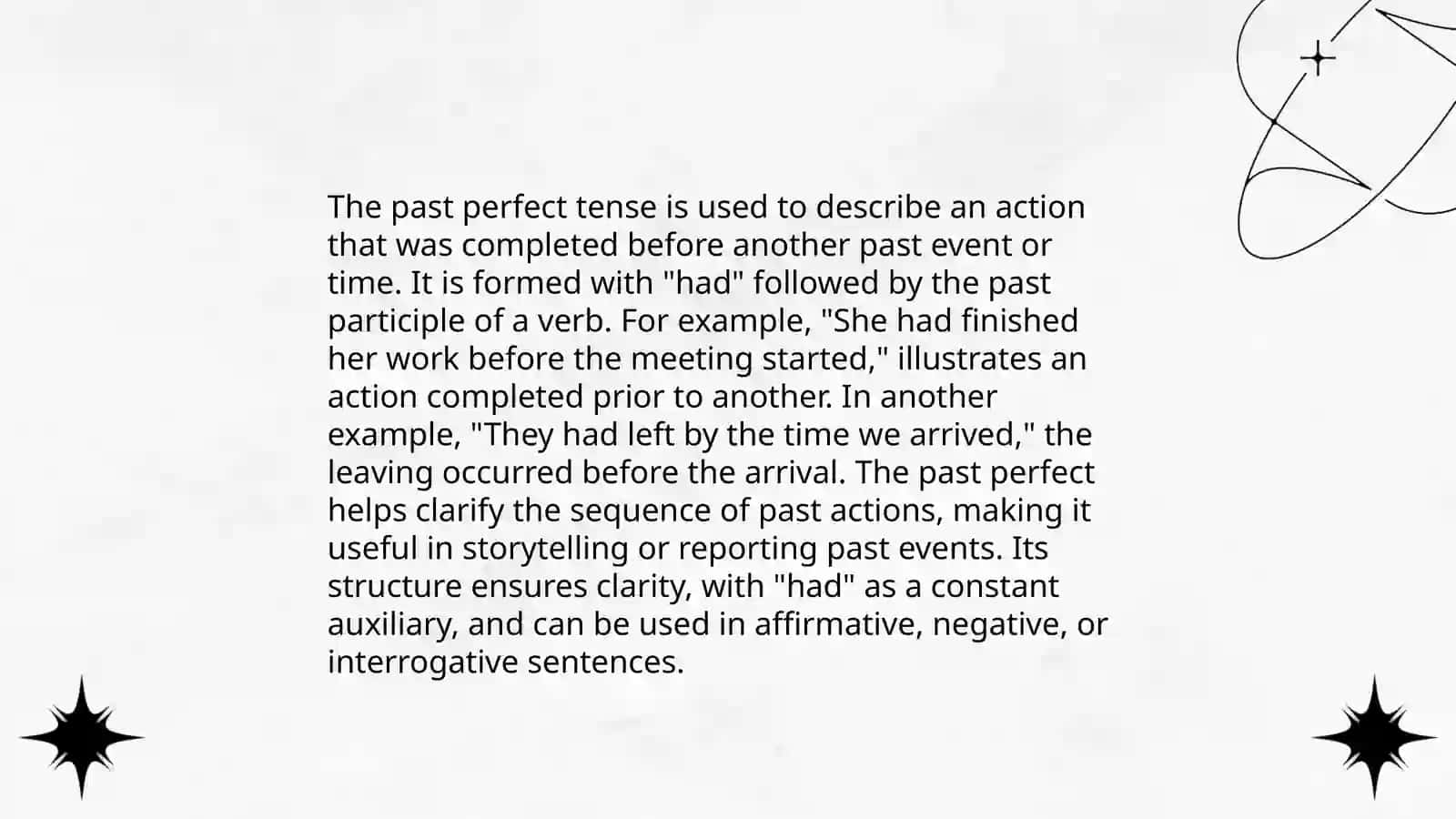 Formation of Past Perfect Tense 4