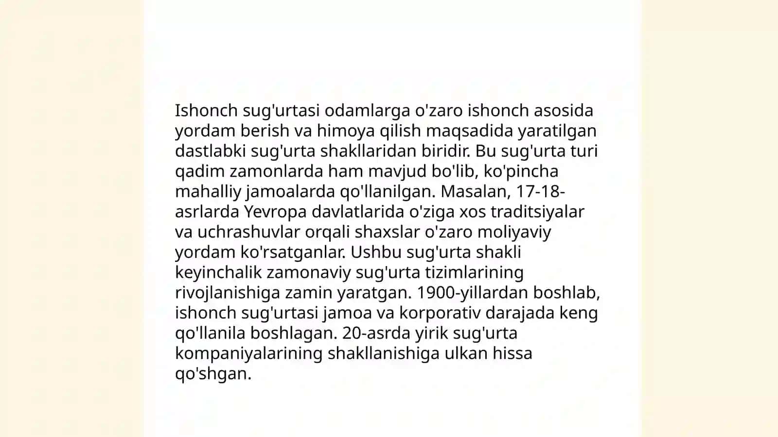 Ishonch sug'urtasi asoslari 4
