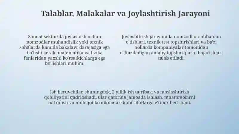 Sanoat Sektoriga Joylashtirish Asoslari 4