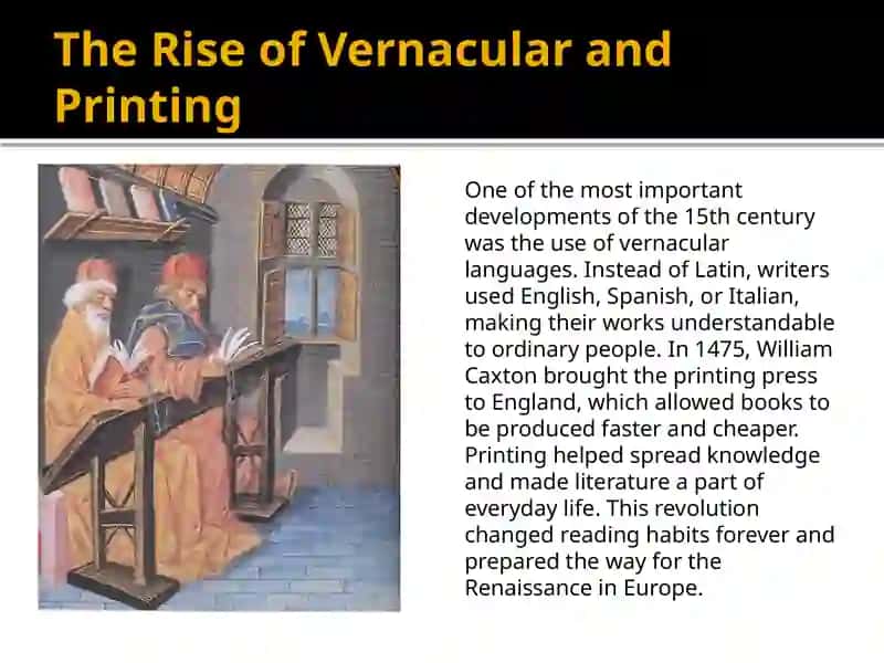 Literature of the 15the century 4