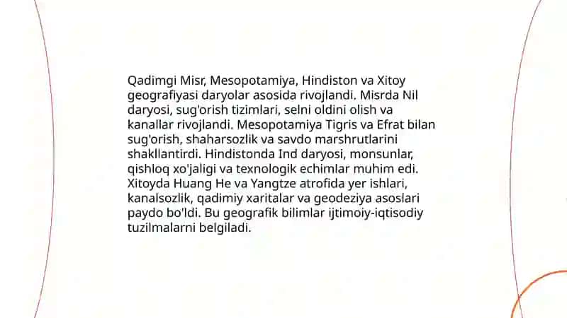 Geografiyaning rivojlanish bosqichlari 4