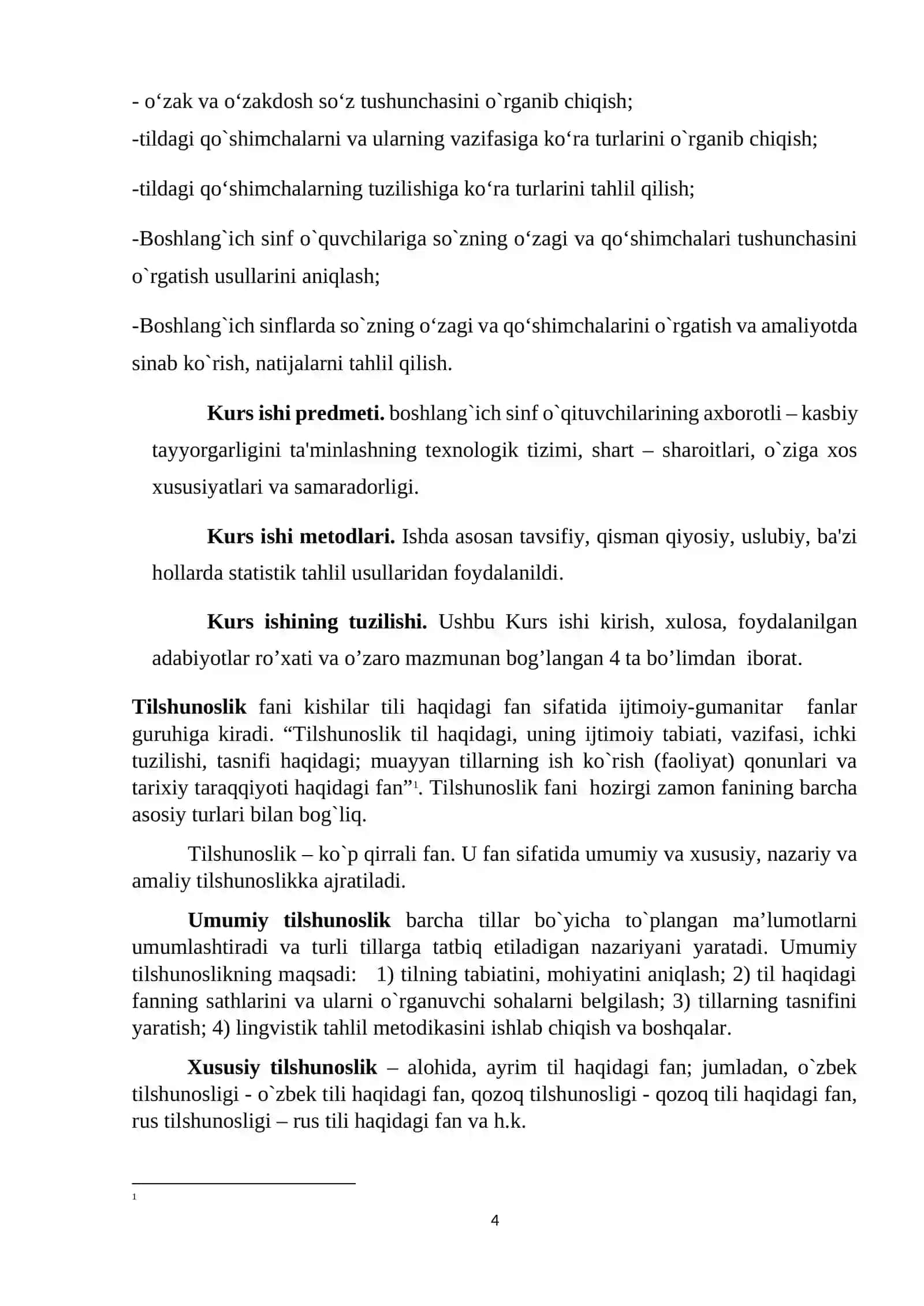O’zbek tilshunosligida umumiy va xususiy gramatik ma’no tasnifi 4