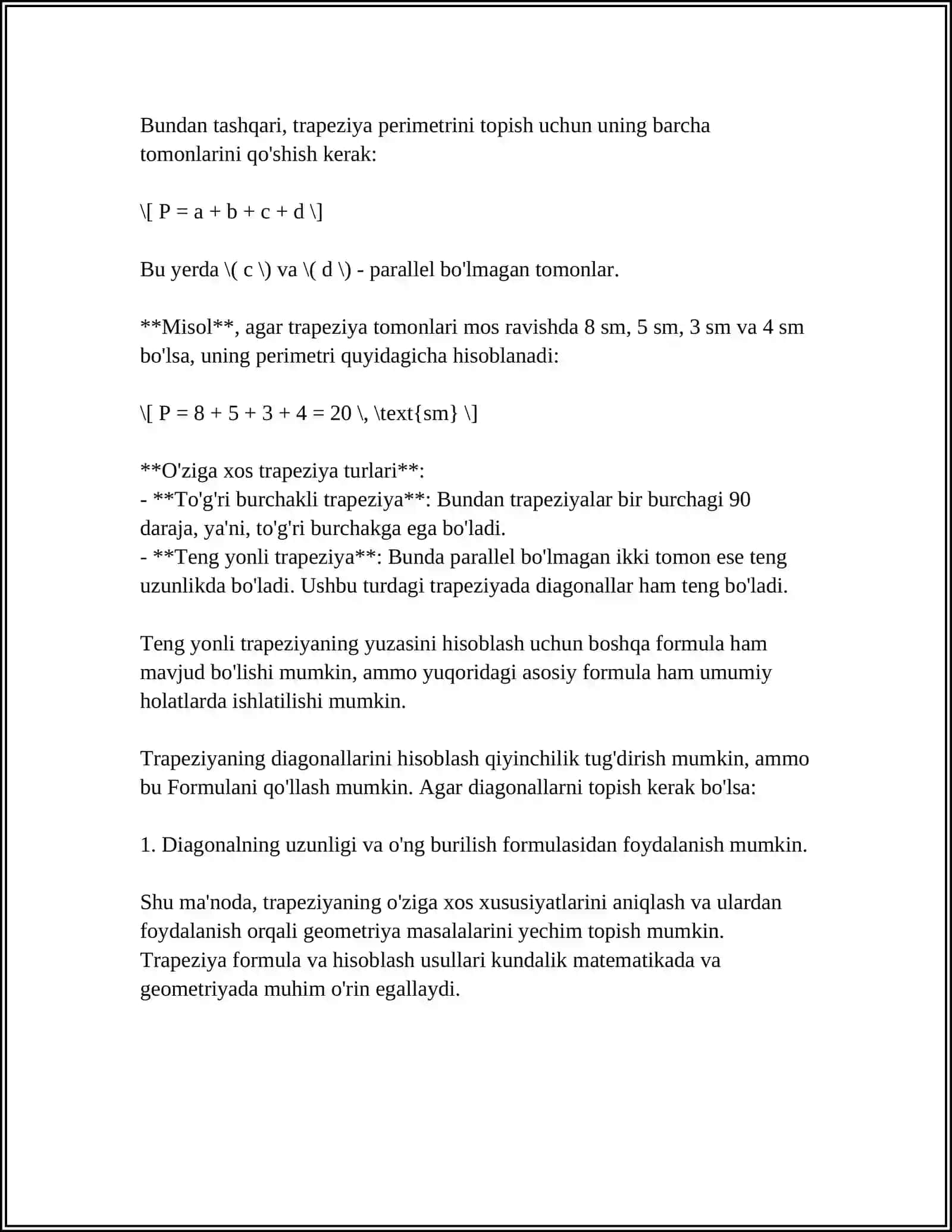 ANIQ INTEGRALNI TAQRIBIY HISOBLASH FORMULALARI 4