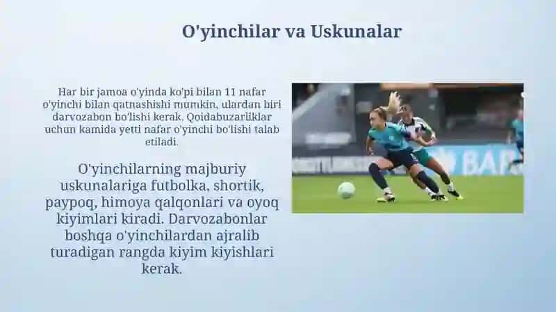 Futbol o‘yini qoidalari 4