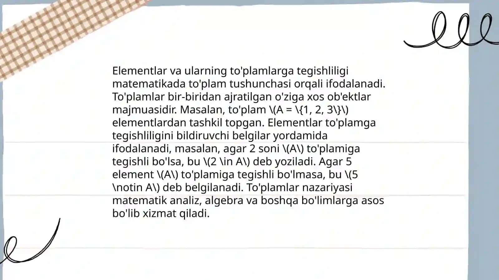 Boshlang'ich sinflarda to'plam va kombinatorika elementlari, mantiqiy masalalar 4